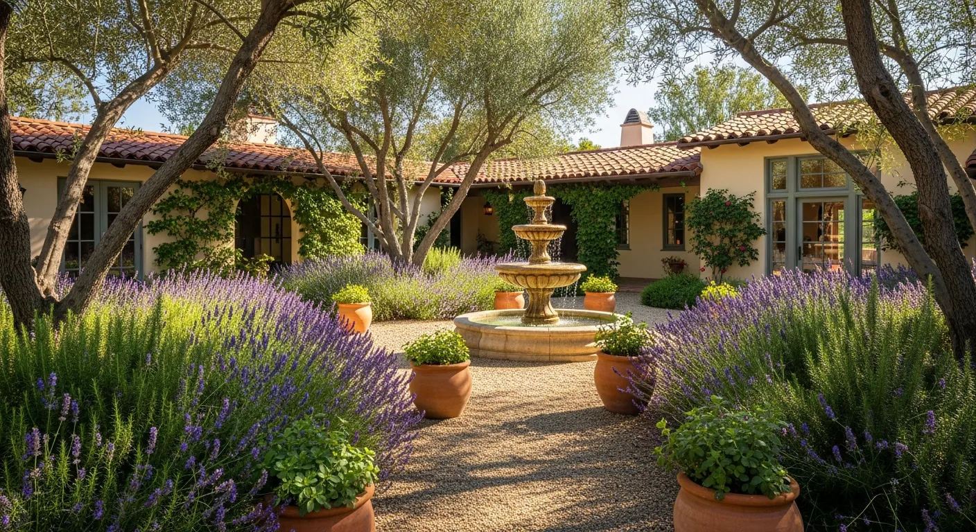 Mediterranean & Spanish landscape design in Orange County