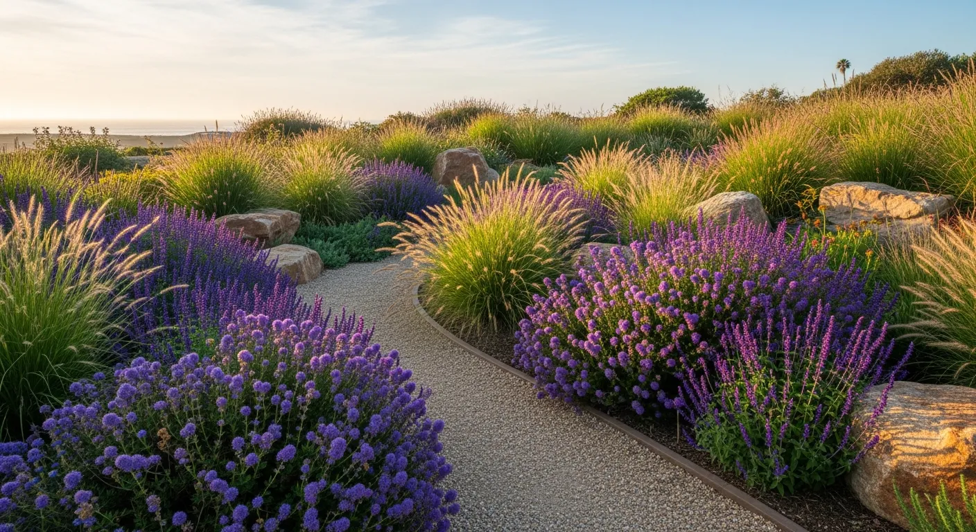 California Native & Drought-Tolerant landscape design in Orange County