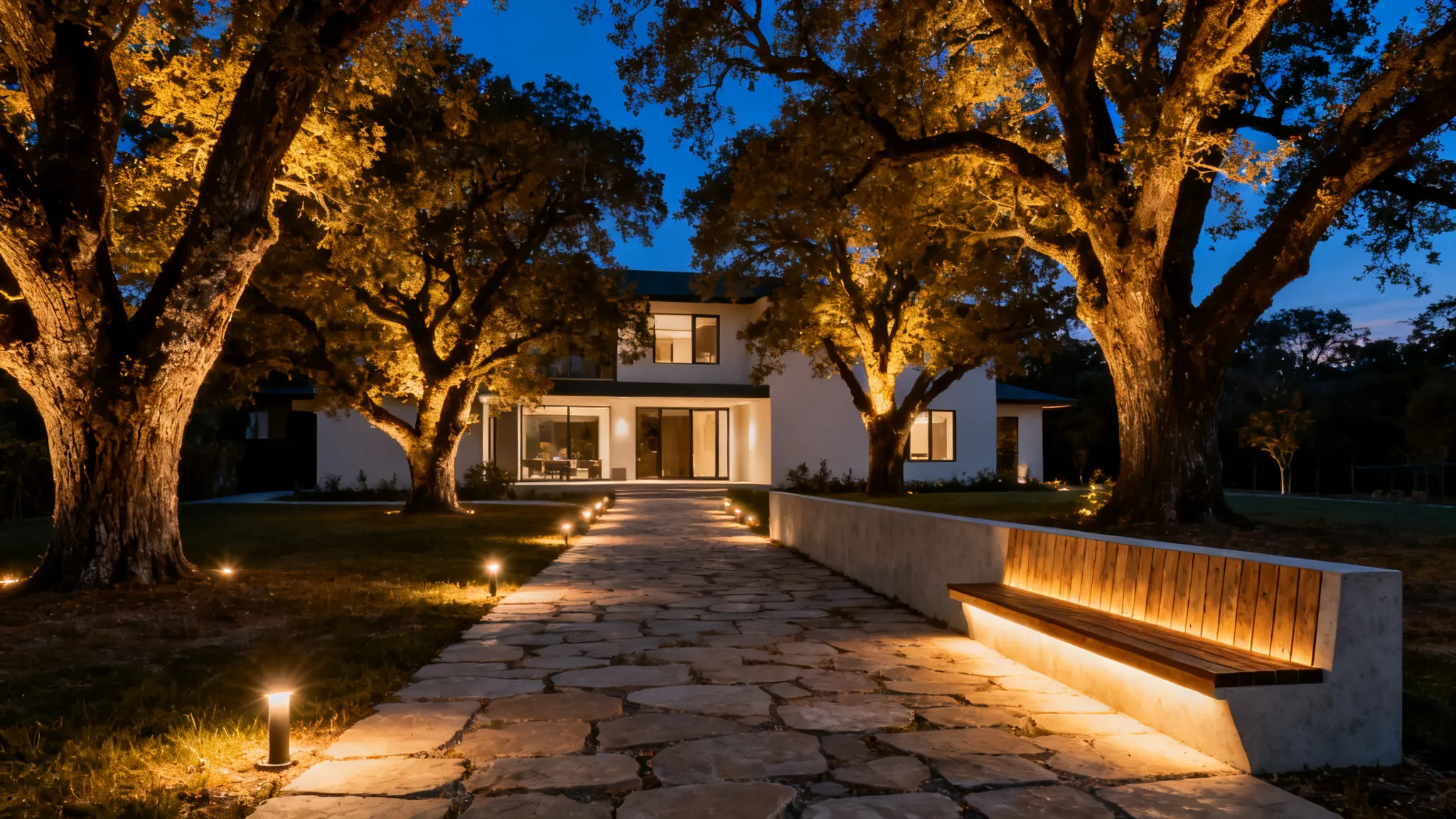 Outdoor Lighting Plan & Installation