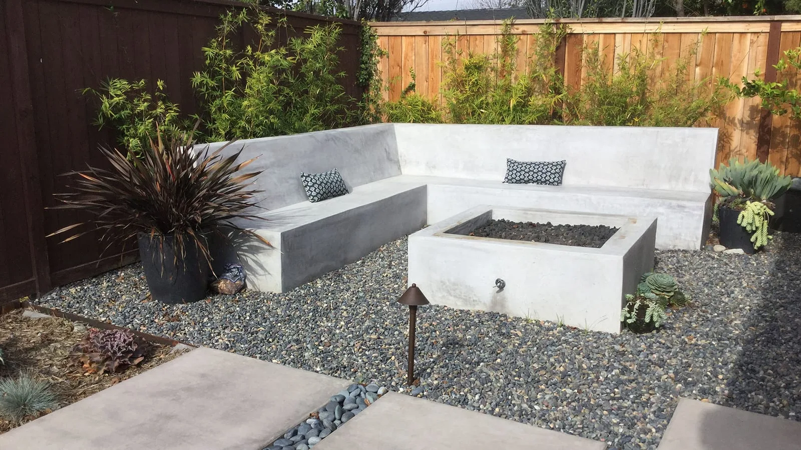 Backyard landscape design in Orange County