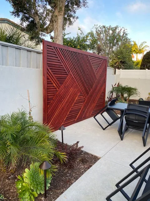 Backyard landscape design in Orange County